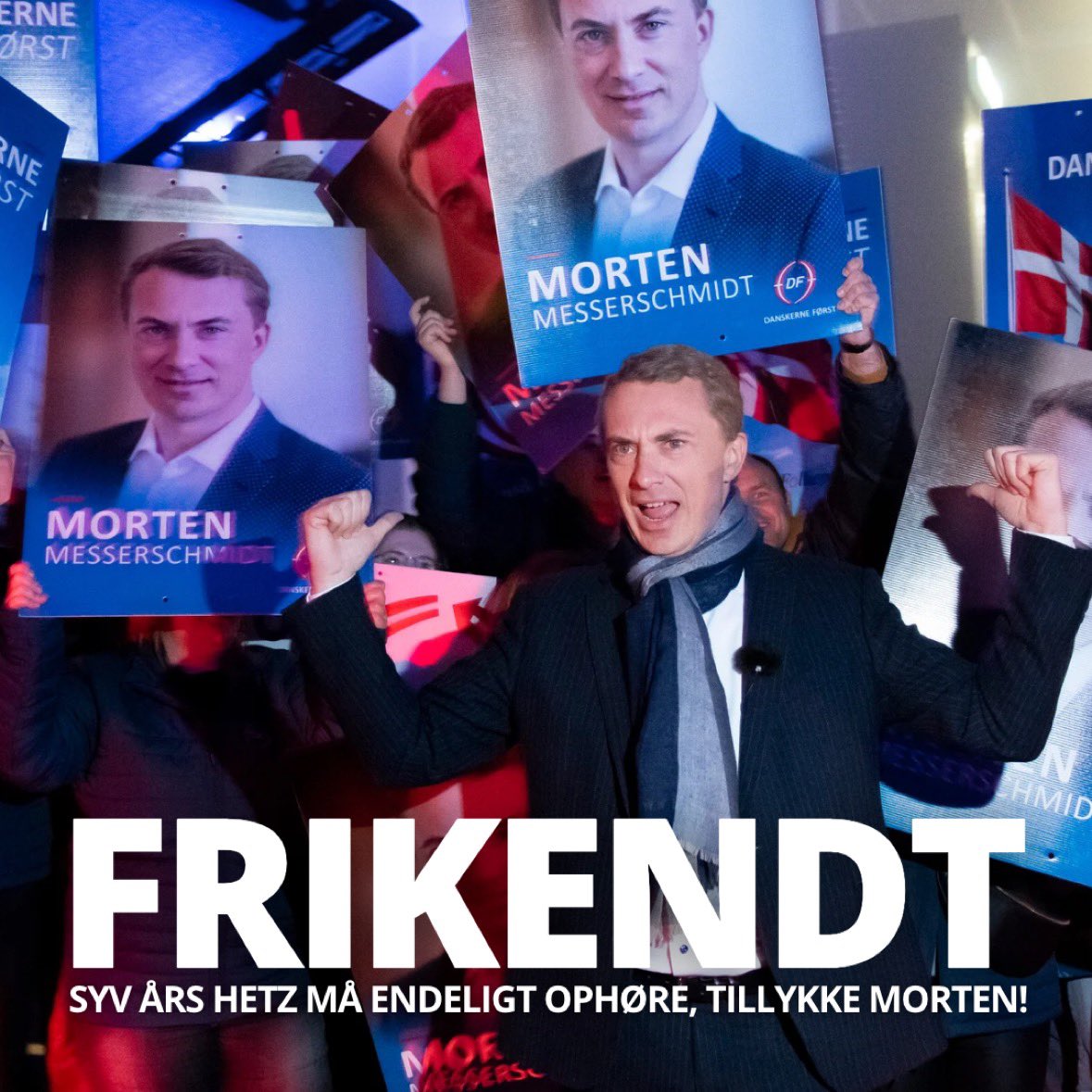 DFUngdom's tweet photo. Retfærdighed opnåes ikke altid i første sekund, men skal nok komme. @MrMesserschmidt TAK FOR DIN TÅLMODIGHED! #dkpol #frifundet #Mortenersej https://t.co/tArBz1ygRY