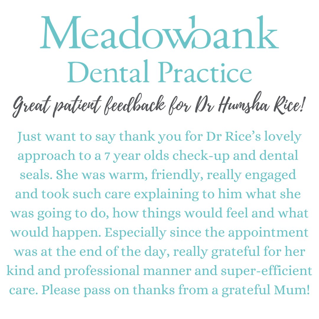 MeadowbankDP's tweet photo. We are already in a great mood with Christmas just around the corner but this made us even happier. We really appreciate it when patients take time out of their busy days to leave us feedback
#edinburgh #dentist #smile #meadowbankdental #teammdp #feedback #happypatient #abbeyhill https://t.co/ZfmbqZ3u6a