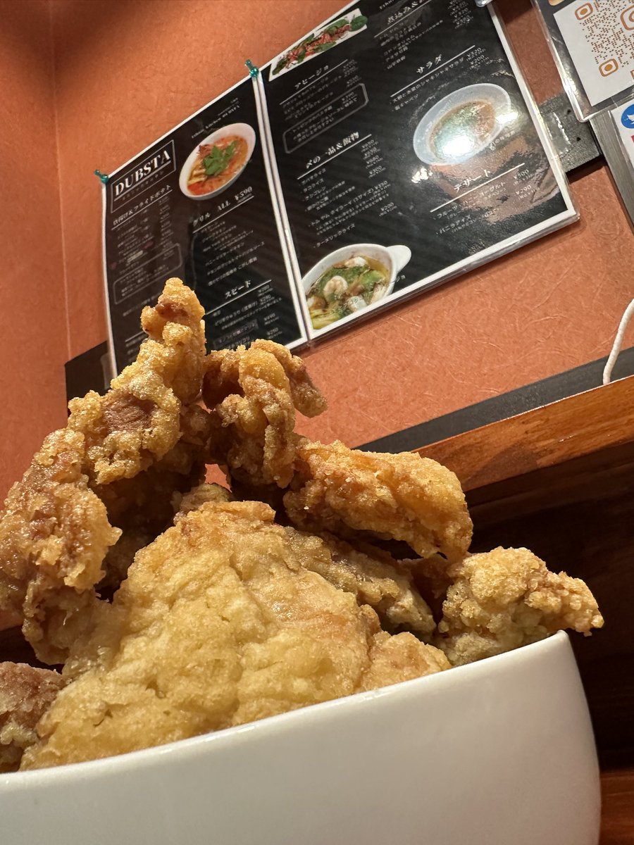 DUBSTA111's tweet photo. ダブスタオープンしてます🤩✨

500円大ジョッキ🍺と温かいお料理でお待ちしております🙌🏻

#居酒屋#大阪グルメ #大阪居酒屋 #大阪立ち飲み#本町グルメ #本町居酒屋 #本町立ち飲み #エスニック料理 #エスニック #エスニック居酒屋 #本町エスニック料理 #飲み放題 #居酒屋グルメ#宴会 #宴会コース https://t.co/QS84icHr0H