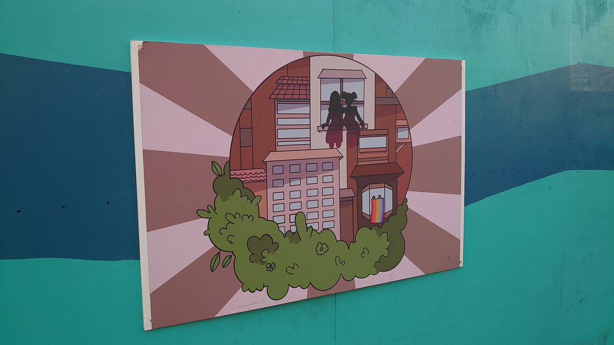khardingjones's tweet photo. Brilliant day yesterday unveiling our hoarding art project at Tudor Street with the fantastic art students from Cardiff and the Vale College. Thank you to @CAVC and @cardiffcouncil for all your support. https://t.co/NPImw9w89Q