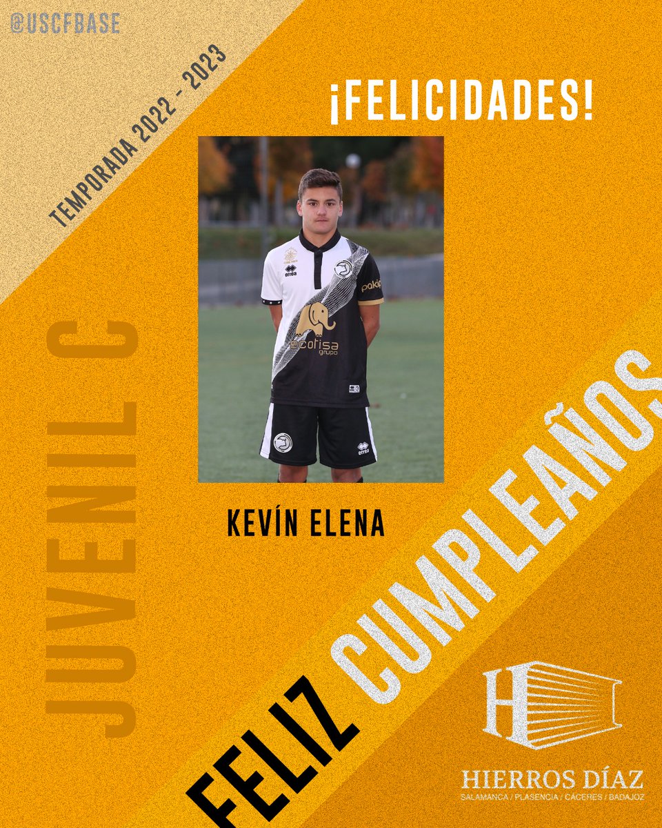 USCFbase's tweet photo. 🎂🎉 𝗞𝗘𝗩𝗜𝗡 𝗘𝗟𝗘𝗡𝗔 - ¡Hoy, 21 de Diciembre cumple años, Kevin Elena, jugador de @UnionistasCF Juvenil C!
¡Desde Unionistas deseamos qué disfrutes de tu día!
¡Muchísimas felicidades Kevin!
#JuvC
#ConstruyendoUSCF 🏗️ https://t.co/7l9kO8gWEu