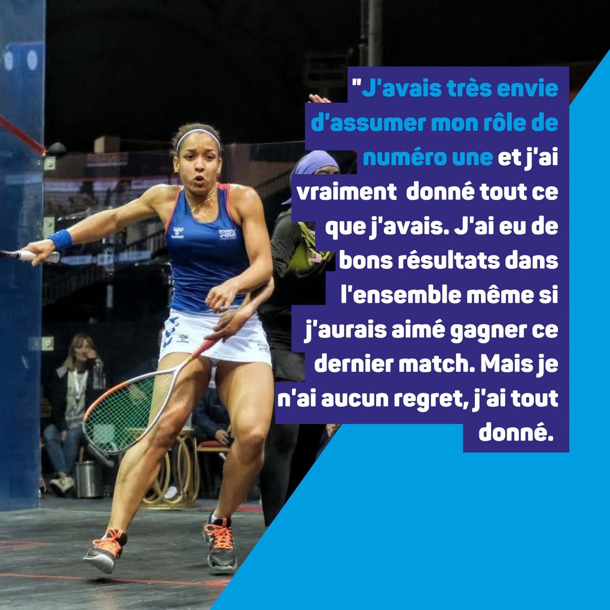 FFSquash's tweet photo. Soyez attentifs à vos mails pour retrouver une interview exclusive de Camille Serme dans notre newsletter à paraître en fin d’après-midi. 

Si vous n’êtes pas encore abonnés à la newsletter 
➡️ https://t.co/BvRuc5pXJA 

#Squash https://t.co/b8srMBSlpW
