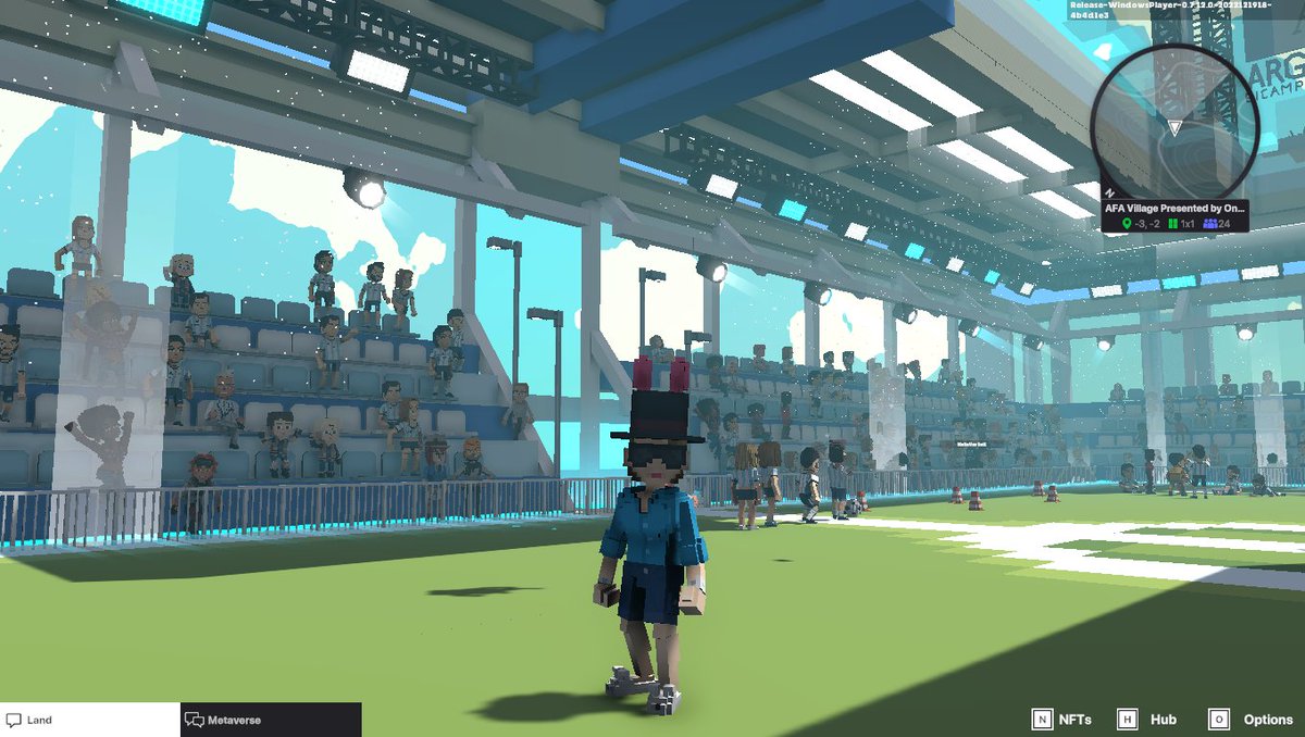 renodion15's tweet photo. @TheSandboxGame @aera_football @Argentina I dived in the AFA Village presented by OneFootball, check out my screenshot 👇⚽ https://t.co/OSub1w3rqY
