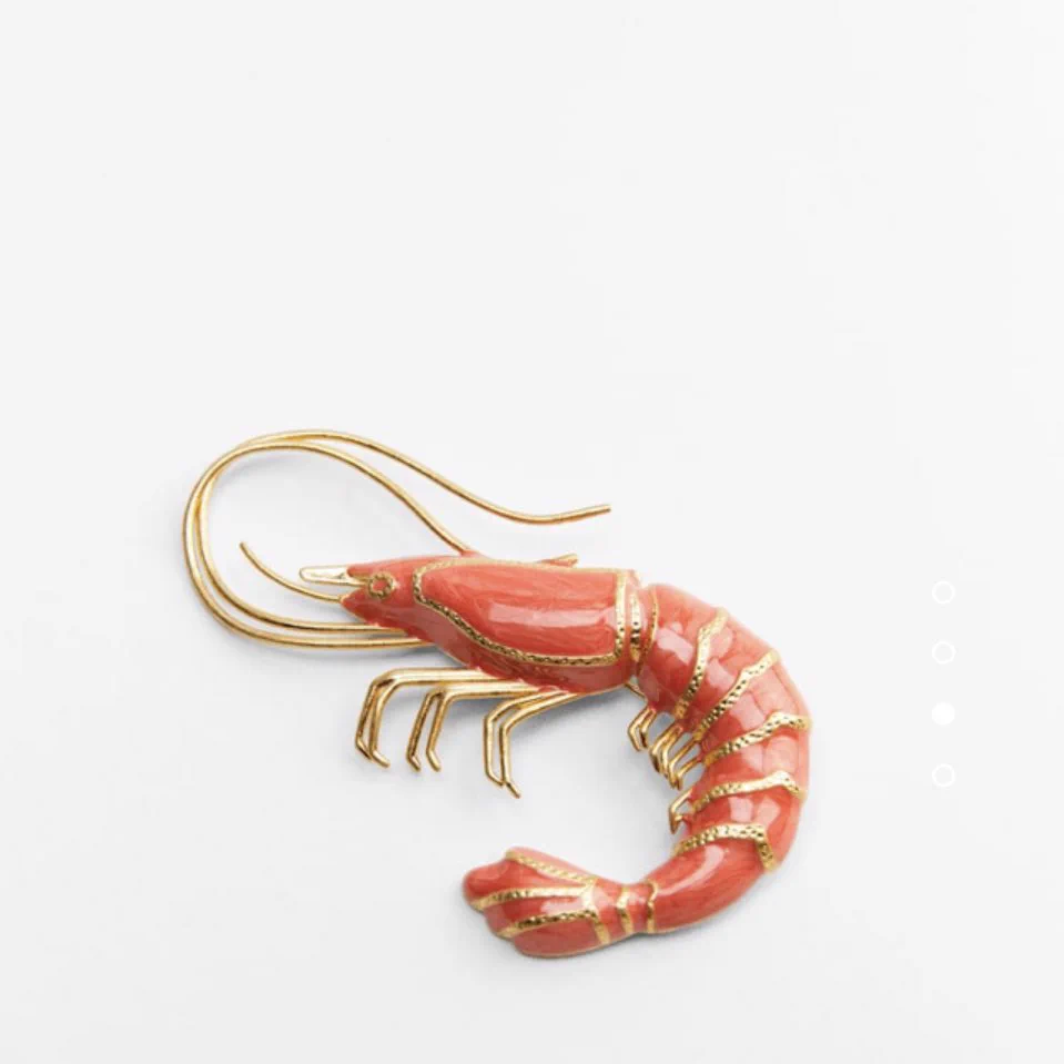 ZARAのエビブローチがセールに。ニーズが知りたいw