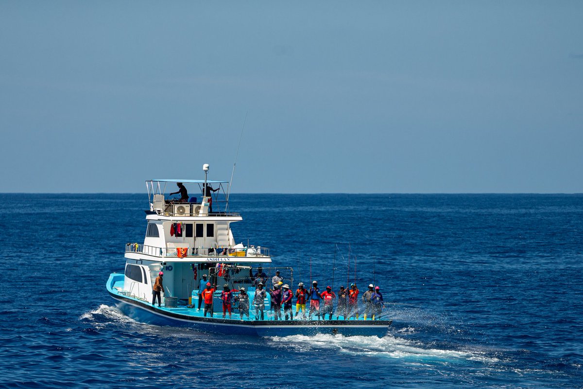 ZuvaanMasveriya's tweet photo. ~ Hiyvarugadha dhivehi firihenun ~
#Maldives #fishinglife #poleandline #onebyeone https://t.co/bVicdFM3p0