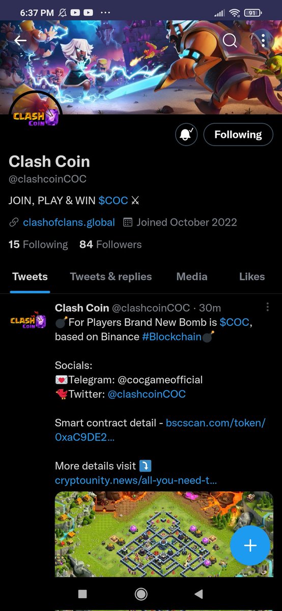 annaqtt27's tweet photo. @sof1azara03 @clashcoinCOC Done https://t.co/aO9ItuXAzN