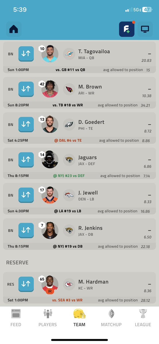 _Anthony4k_'s tweet photo. @NFLFantasy Who should I pick up? Who should I drop? Who should I start? https://t.co/EsUsGOztHe