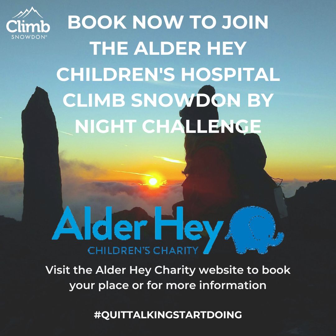 🌙 Book Now for the <a href="/AlderHey/">🏥 Alder Hey 💙</a> Children's Charity Climb Snowdon by Night challenge event on the 15th - 16th of April 2023 🌅
⛰ Copy and paste into your search bar or visit the website: alderheycharity.org/events/latest/…