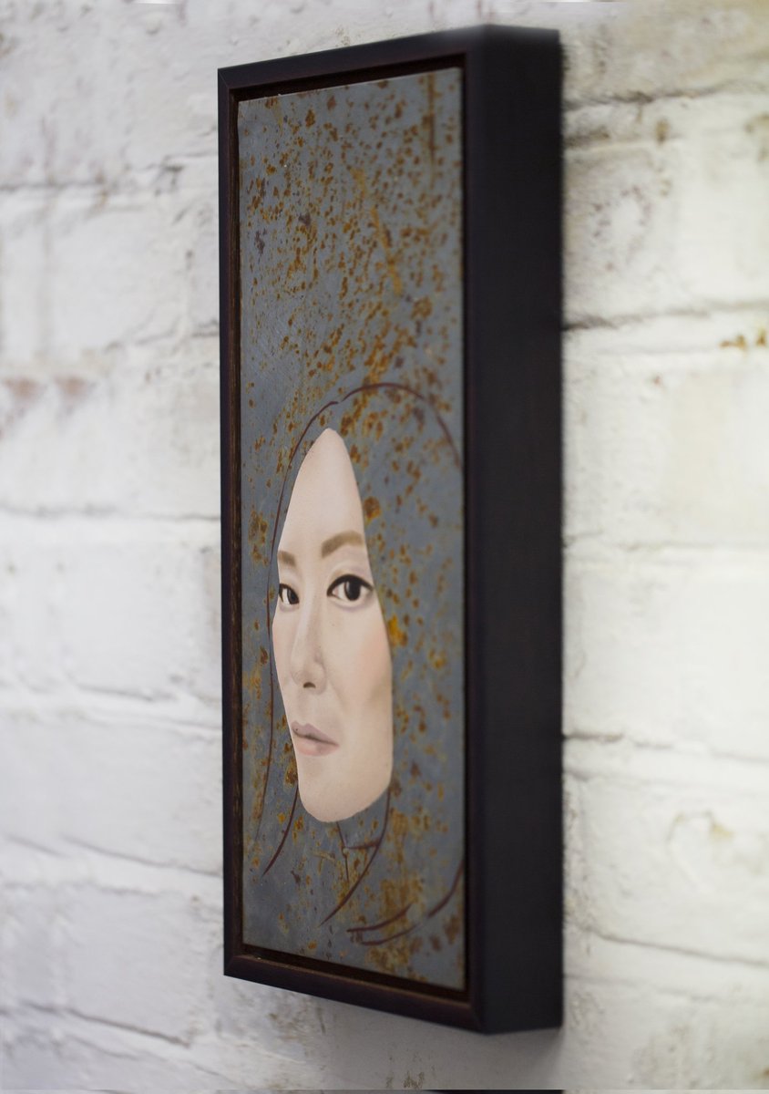 AndreaTyrimos's tweet photo. In the studio with 'Sui III' 🖤

Sui III
Oil on steel
38 x 18cm, framed
#mentalhealthmatters

#AndreaTyrimos #contemporaryart https://t.co/takl4pETKH