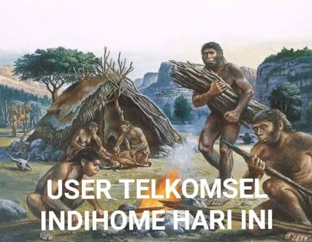 nalynqisx's tweet photo. Yang Pakai Telkomsel Sama Indihome Waktunya Kita Ke Zaman Batu😫

Katanya Ada Gangguan Jaringan Massal? https://t.co/2MeELT3aE1