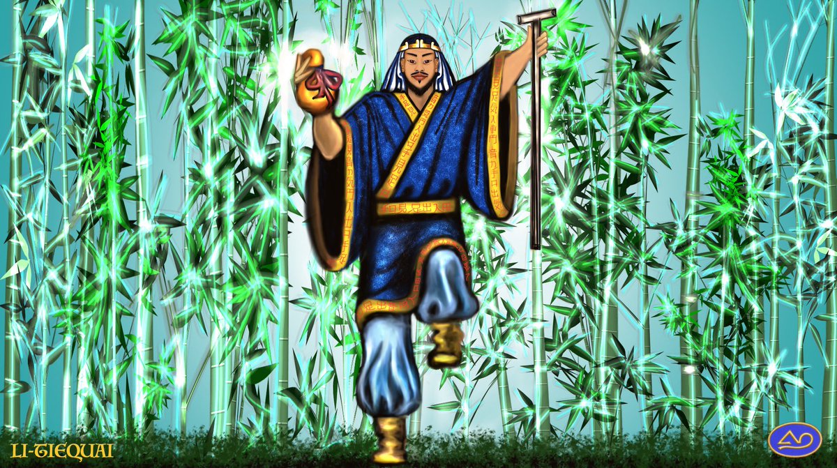 Elia42KA's tweet image. #DiosesChinos
LI TIEQUAI , pertenece al Taoísmo, pues China tiene tres filosofías de vida: TAOÍSMO, BUDISMO Y CONFUCIONISMO, pero al Ser POLITEÍSTAS aceptan todas las creeencias incluidas las que No les aceptan a Ellos, como lo son los MONOTEÍSMOS. @los7soles
