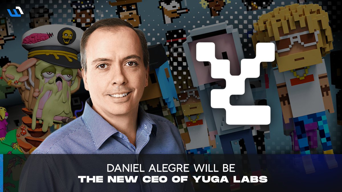 Web3Daily_'s tweet photo. Yuga Labs, the Web3 startup behind Bored Ape Yacht Club, announced on Monday that Daniel Alegre, former Activision Blizzard (ATVI) President and Chief Operating Officer, will join the company as CEO in the first half of 2023.

#YugaLabs #DanielAlegre #BoredApeYachtClub https://t.co/QnRkHtzM8f