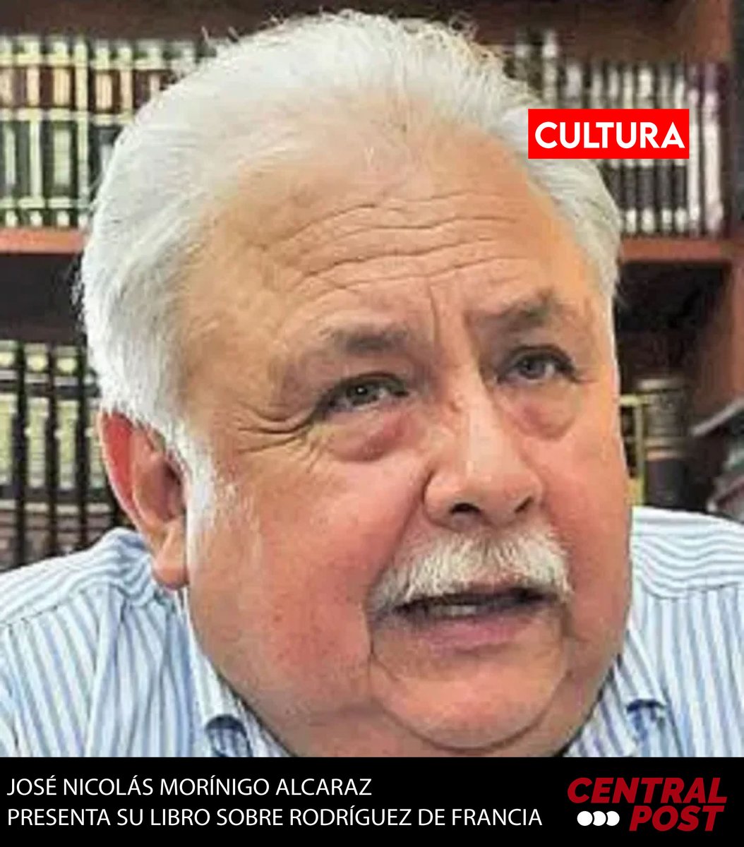 centralpostpy_'s tweet photo. 📚 #Cultura | 

El escritor paraguayo José Nicolás Morínigo presentó su libro El Paraguay del Doctor Francia en el Ensayo Histórico y en Yo el Supremo, actividad que se realizó en  en la que era casa de la hija de Francia, Ubalda, más conocida como La Niña Francia, en Trinidad. https://t.co/VLtxy1wtwq