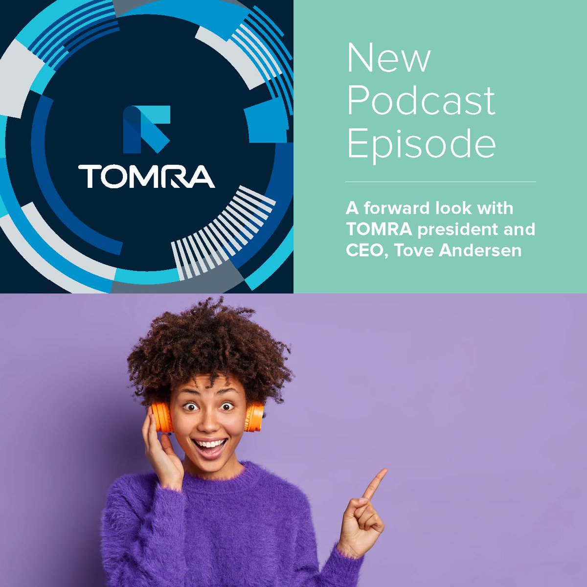 TOMRARecycling's tweet image. Only with clear action can we accelerate solutions to the #climatecrisis and affect real change before it’s too late. Tove Andersen, TOMRA’s President and CEO, echoes this sentiment in our final podcast episode of the year 🎧: lnkd.in/eJy-UHFn
#TOMRATalks #circulareconomy