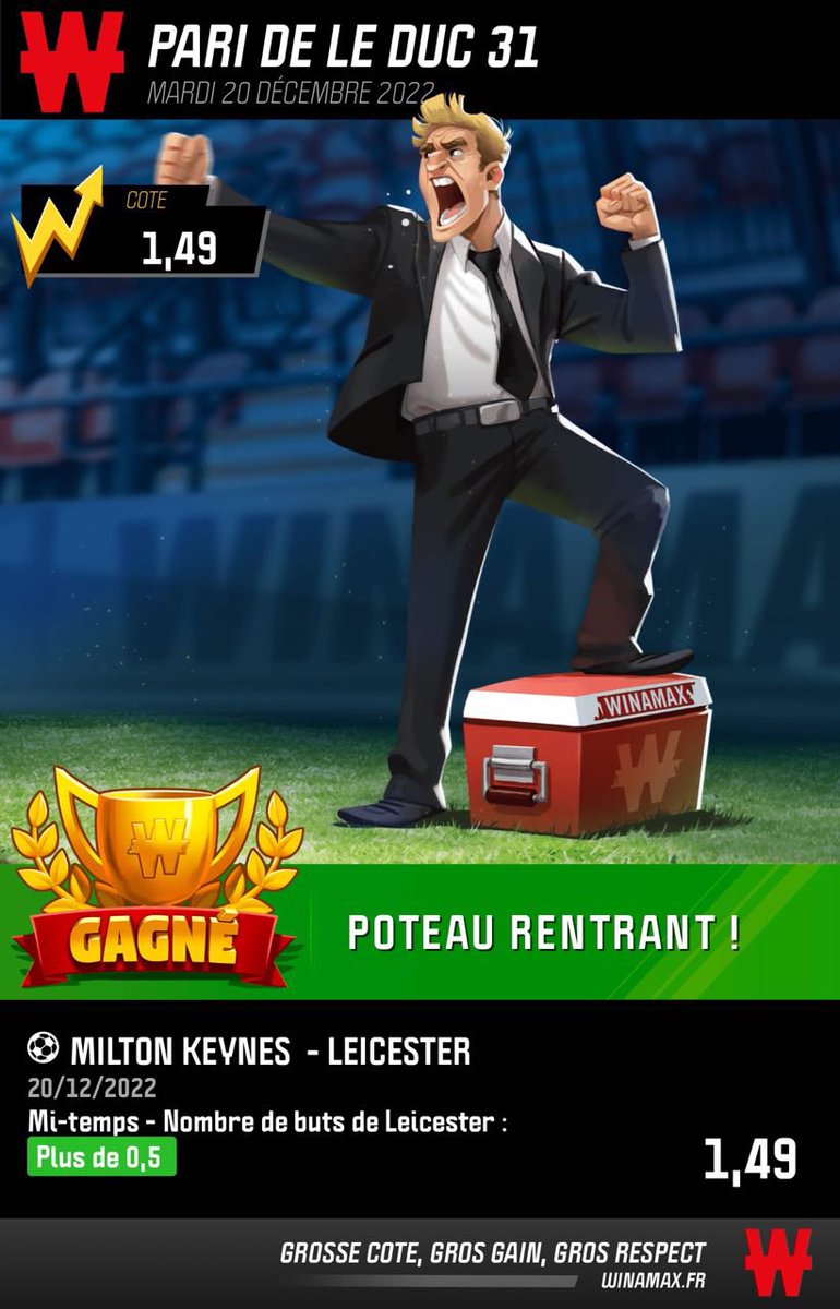 LeducPronos's tweet image. 🎉 JACKPOT !

✅ On valide encore de belles côtes hier 

😉 N’attends plus, rejoins le groupe et encaisses avec nous 
#TeamParieurs #TeamParieur