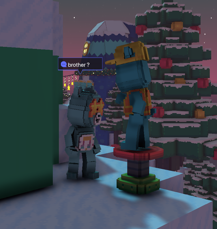 Dazen_eth's tweet photo. @TheSandboxGame @carebears I found a @carebears blue construction worker in Merry Beary Winterfest! 👷🐻 #SeasonsGreetingsTSB https://t.co/CJckxTOBrb
