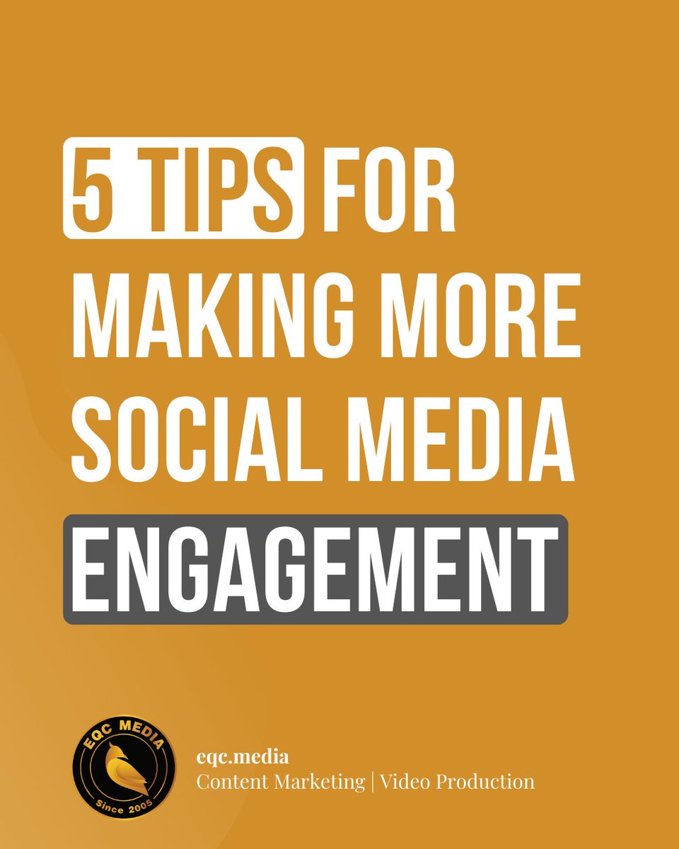 EqcMedia's tweet photo. Struggling to keep the momentum in your social media pages?

Maybe you're not investing time in social engagement at all!

Follow @EqcMedia for more tips!

#socialmediaengagement #socialmediamarketing #socialmediarelations #EQCMedia #qatarsocialmedia #qataragency #mediaagency https://t.co/E3hbRrtcMv