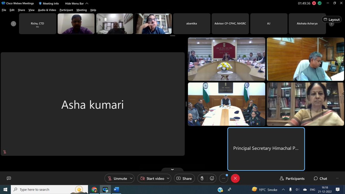 TbDivision's tweet photo. Shri Rajesh Bhushan, Secretary (Health), GoI, Chair National TB Forum addressing National TB Forum meeting today (December 21, 2022). 
@MoHFW_INDIA @mansukhmandviya @DrBharatippawar @PMOIndia https://t.co/Zf7fobjaFq