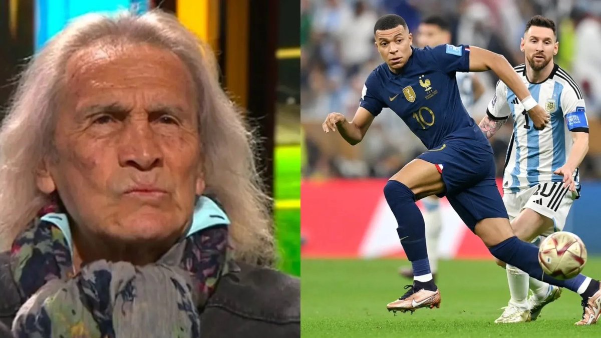 PlayersSayings's tweet photo. Loco Gatti🗣: 

“Pele has not been beaten by anyone and Messi is no better than Maradona. Messi was good at the World Cup, but Mbappé was the best.” https://t.co/vYuixrwjMO