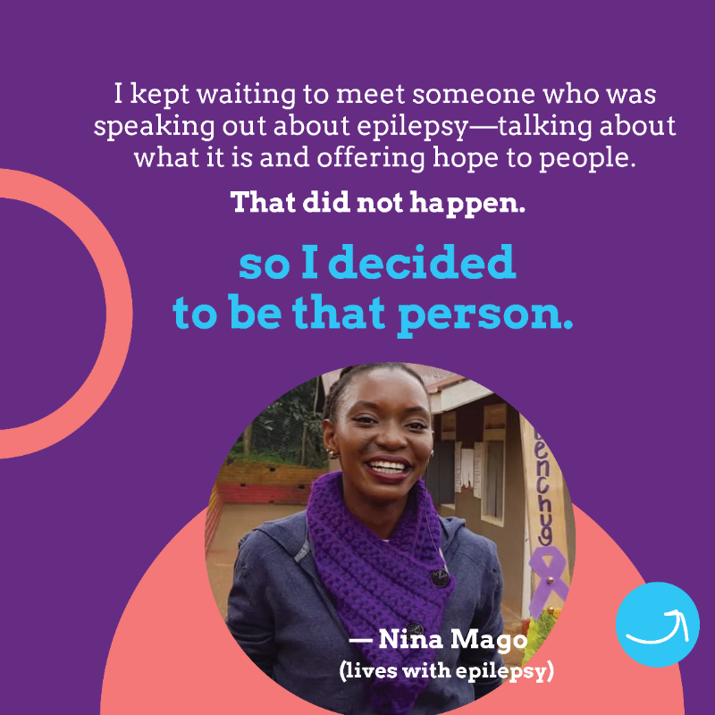 WHO's tweet photo. Nina is an #epilepsy advocate who uses her own experience of stigma to challenge misconceptions around epilepsy. Stigma is 1 of several treatment barriers that people with epilepsy face. The WHO epilepsy technical brief calls for measures to bridge the treatment gap in epilepsy⬇️