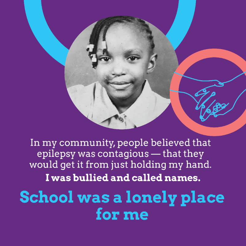 WHO's tweet photo. Nina is an #epilepsy advocate who uses her own experience of stigma to challenge misconceptions around epilepsy. Stigma is 1 of several treatment barriers that people with epilepsy face. The WHO epilepsy technical brief calls for measures to bridge the treatment gap in epilepsy⬇️