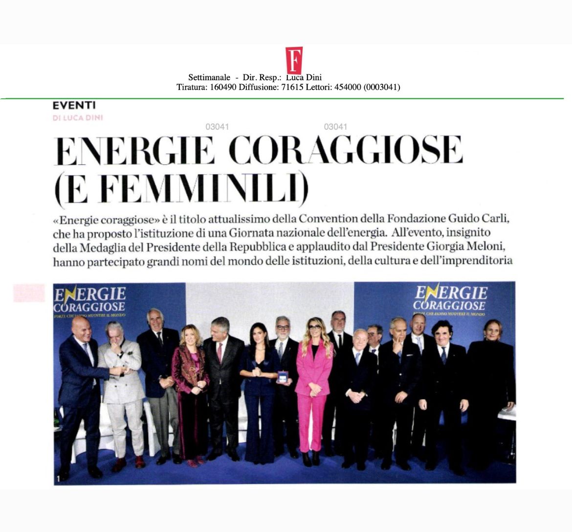 fondguidocarli's tweet photo. In attesa delle sorprese che ci riserverà la #LectioMagistralis2023, anche F ricorda le nostre #EnergieCoraggiose, in particolare quelle al femminile!

#Convention #Roma
@sonoLucaDini #Fsettimanale @CairoRcs_media @RomanaLiuzzo #GianniLetta @Piantedosim https://t.co/c9opR6dBnW