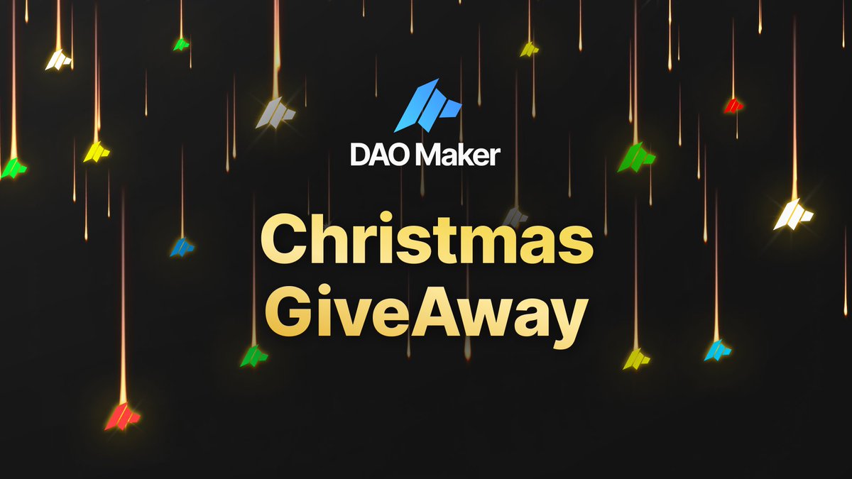 DAO Maker (@daomaker) on Twitter photo 🎄Christmas GiveAway!
1. Like/rt this tweet
2. Follow <a href="/TheDaoMaker/">Bullish By DAO</a>
3. Set your profile picture to a customized $DAO Logo.(Example in the comments below)
💰50 winners of $50
🏅5 random cool logos will receive $100
Deadline: End of the year! 🎄Christmas GiveAway!
1. Like/rt this tweet
2. Follow <a href="/TheDaoMaker/">Bullish By DAO</a>
3. Set your profile picture to a customized $DAO Logo.(Example in the comments below)
💰50 winners of $50
🏅5 random cool logos will receive $100
Deadline: End of the year!