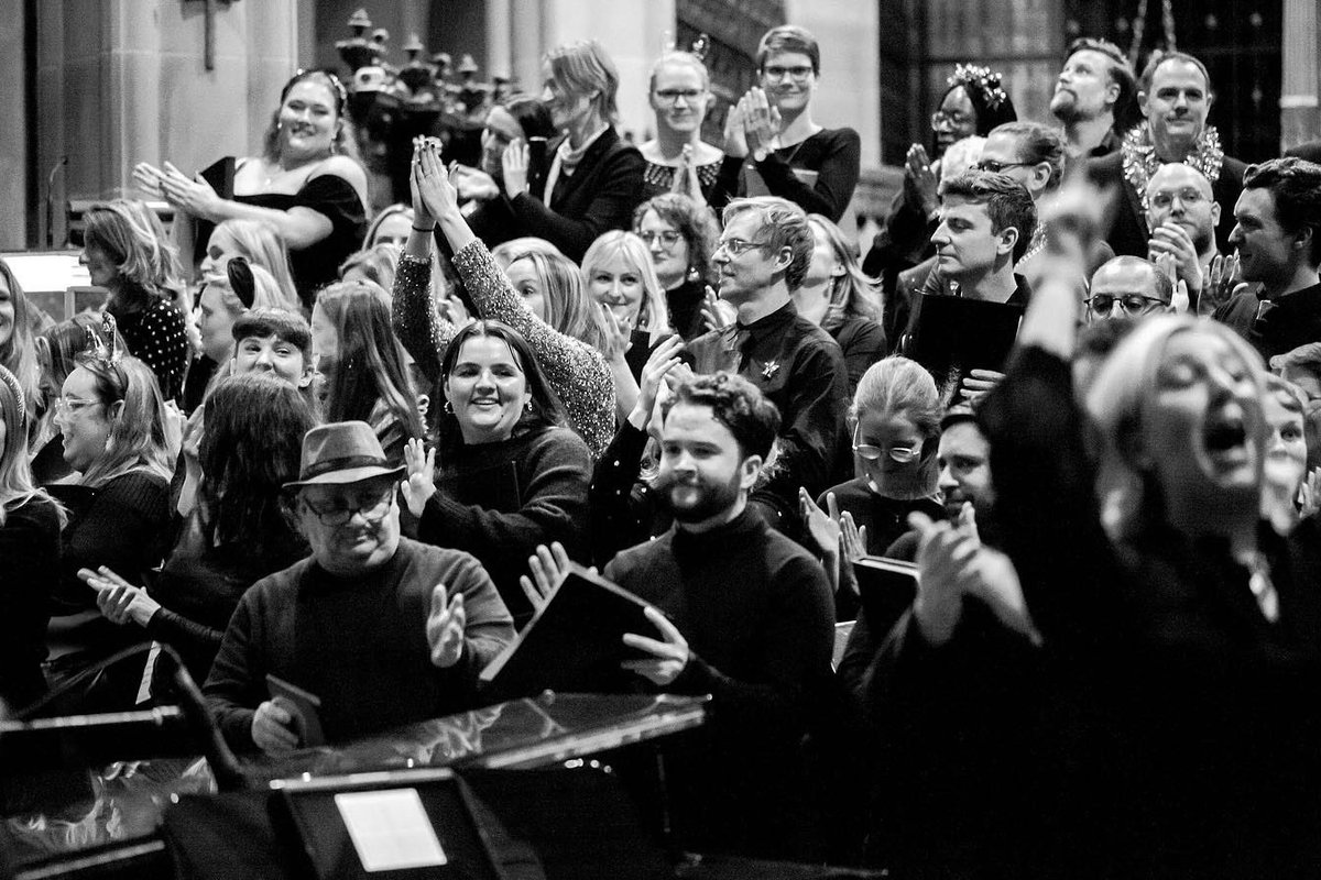 wearerealvoices's tweet photo. Thanks to our performers &amp; audience members for braving the weather &amp; train strikes to help us raise £7,268 for @KPFoundation! This includes generous donations from @Savills &amp; @swiftcommunity 🎶❤️ We’re over the moon! https://t.co/UiCDG4Yn5e