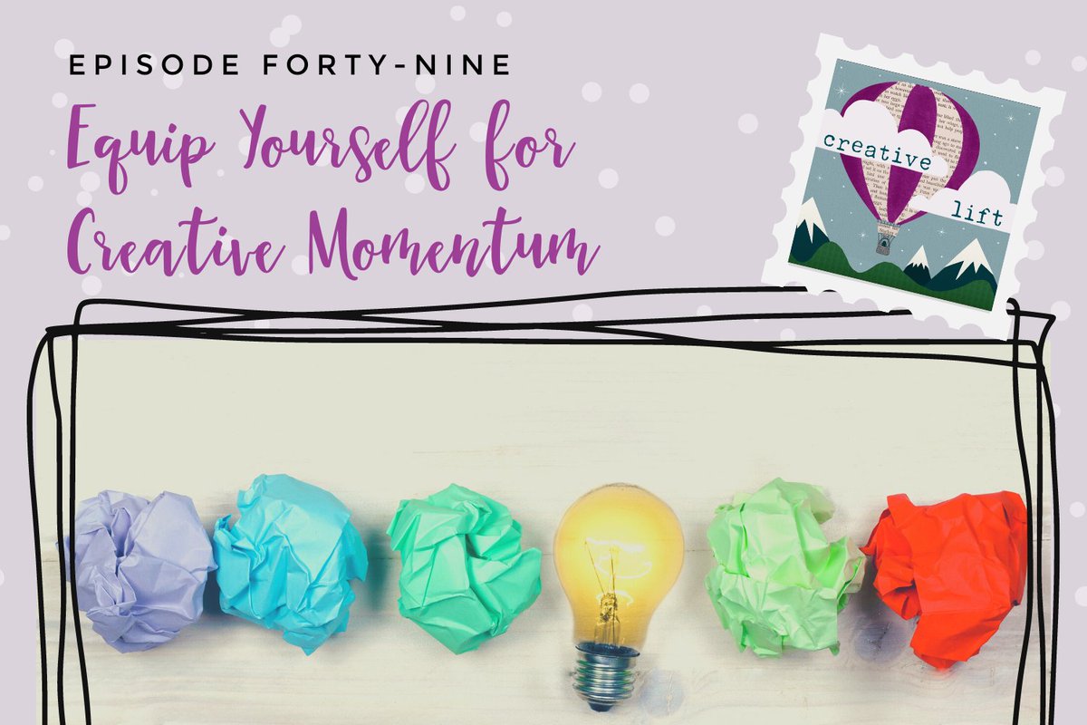 Join me for episode 49, Equip Yourself for Creative Momentum, as we talk about how you can build customized tools that fit your specific needs, tools that make slipping into flow much more possible and predictable.

Happy Listening!