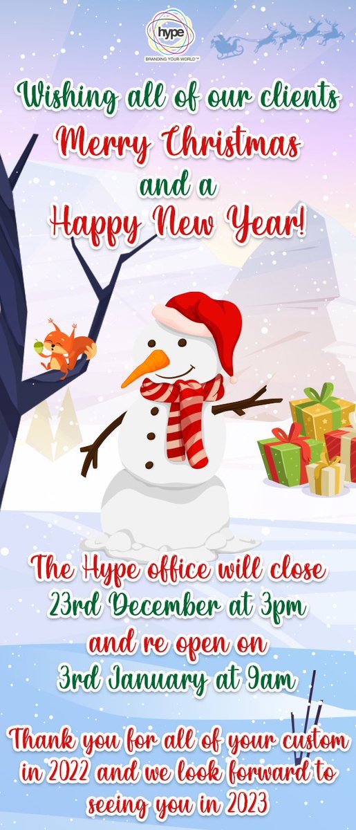 Wishing all of our lovely clients a very Merry Christmas and a Happy New Year. We look forward to seeing you in 2023. conta.cc/3GFgsS7
conta.cc/3YEtYw0