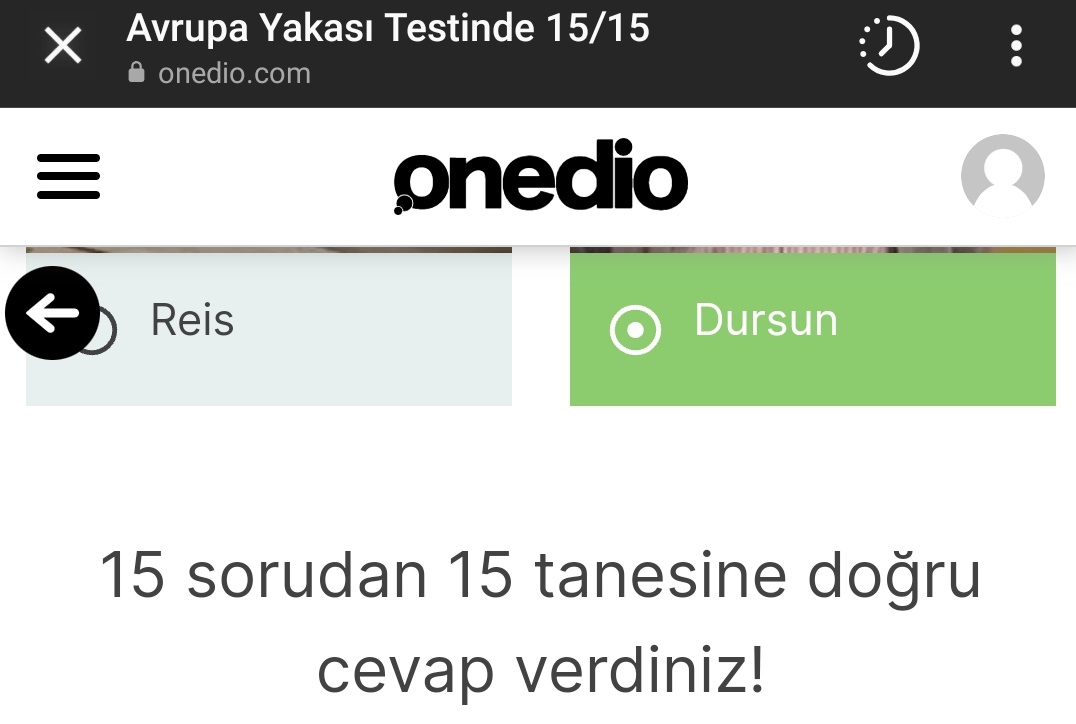 feyzaaknc's tweet photo. Avrupa Yakası testinde  15 de 15 yaptım. Bu günlük bu kadar başarı  yeter https://t.co/1d6goKfS2w