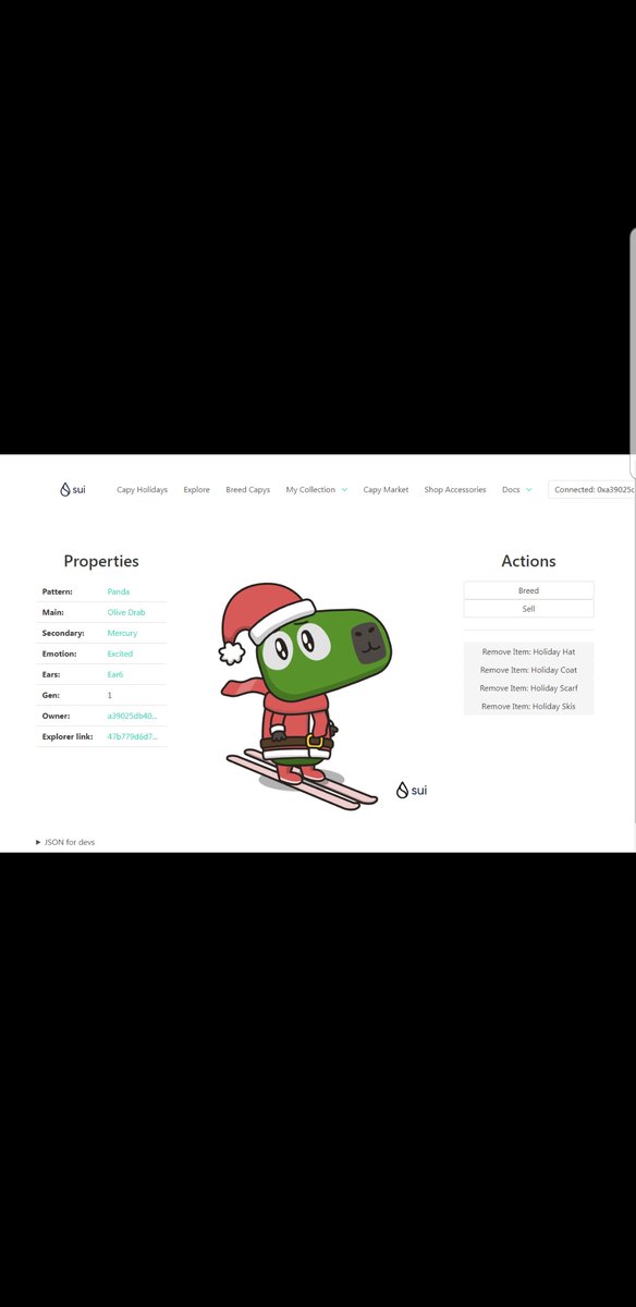Mojtaba_WOAS's tweet photo. @SuiNetwork @SuiFoundation @mysten_labs 🎁 I just unboxed my Sui Holiday Capy! ❄️ 
Create your own Capy here:  https://t.co/j1sGKpavJc #CapyHolidays https://t.co/gFjuiL6507