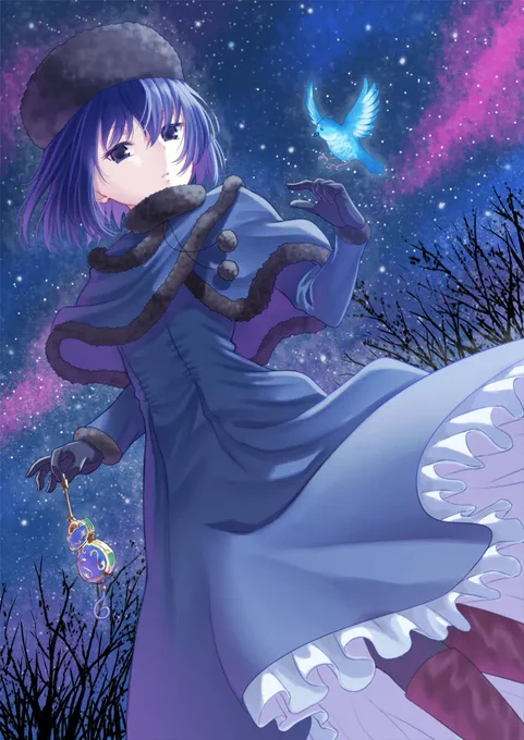 #魔法使いの夜 クリア記念に推しになった有珠描きました。まほよ2での深堀り待ってます('ω`) 