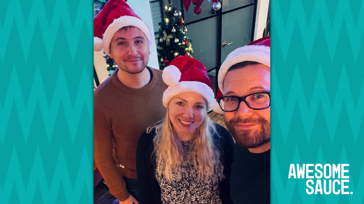 Taking a team 'Elfie' at Christmas. 🧝

James, Luke and Ash getting festive while content planning for January! ❤️

Exciting times ahead for the Awesomesauce team. 😊

#Christmas #contentmarketing #digtialmarketing #Awesomesauce