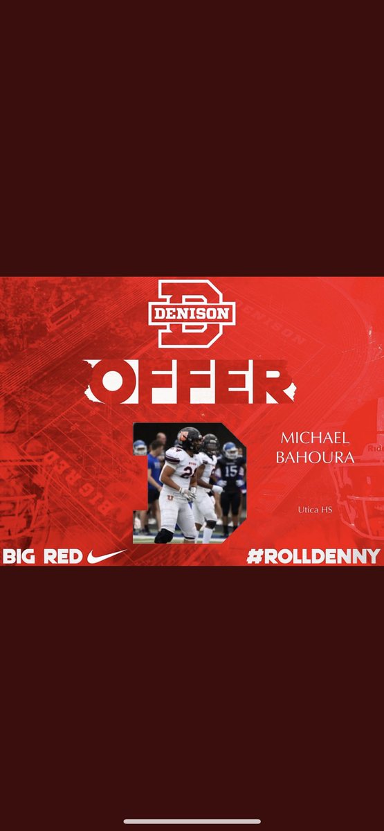 MBahoura24's tweet photo. Blessed to receive an offer to Dension University! Thank you @coachhatem @CoachNBowie for the opportunity! https://t.co/whYlS2gmN9