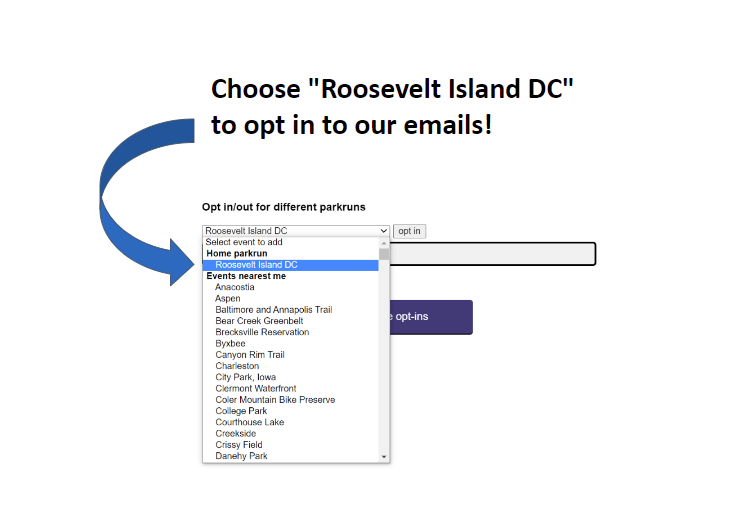 Roosevelt Island DC parkrun tweet media