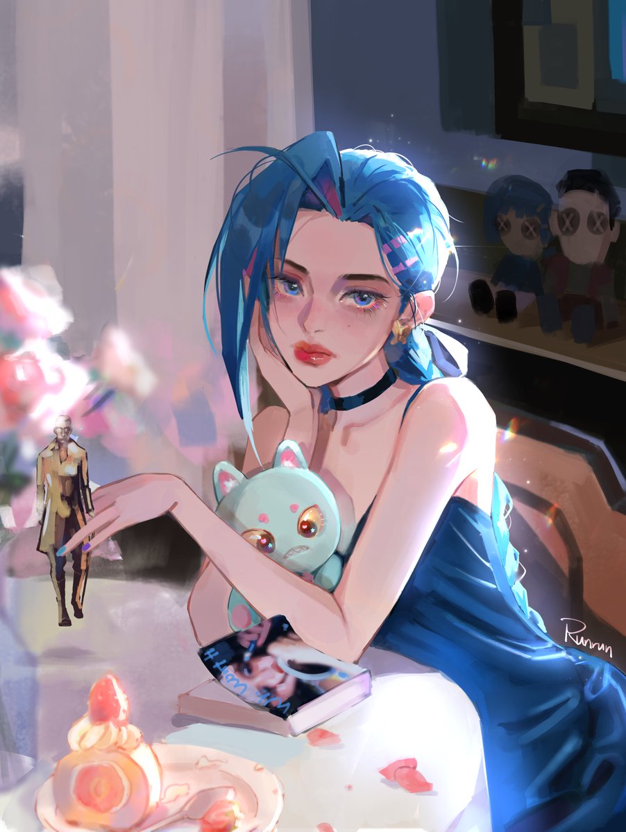 #jinx #powder #arcane #LeagueOfLegends #CaitlynxVi 还是我最喜欢的小金呀，动作有照片参考