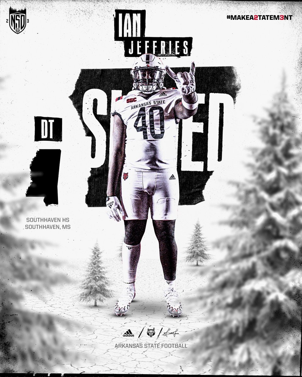 TRENCHES JUST GOT BETTER @IanJeffries_ 🐶🏈 #MakeA2tatem3nt x #WolvesUp