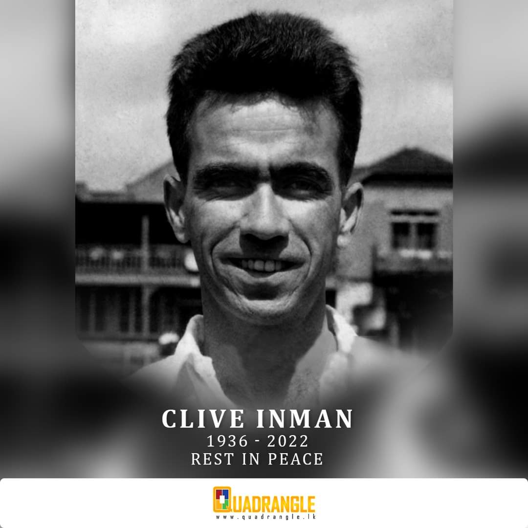End of an epic inning! With grief we announce the demise of former Ceylon <a href="/OfficialSLC/">Sri Lanka Cricket 🇱🇰</a>, <a href="/leicsccc/">Leicestershire CCC 🦊</a> and Peterite Cricketer, Clive Inman. Clive led <a href="/SPC_Colombo/">St. Peter's College</a> in 54 &amp; 55, Ceylon debut in 57 and County in 61. We captured his memories in 2021 wp.me/pamMfJ-2hxo
#SriLankaCricket