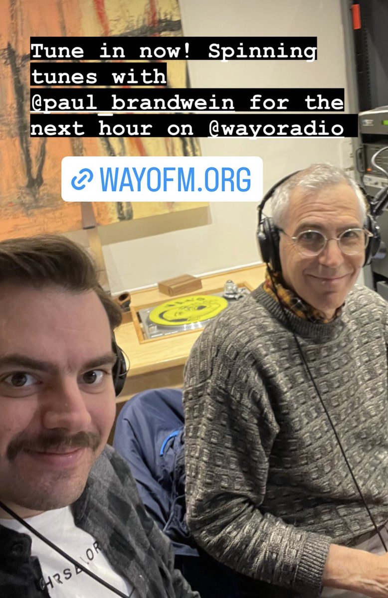 DJing right now with my dad wayofm.org
