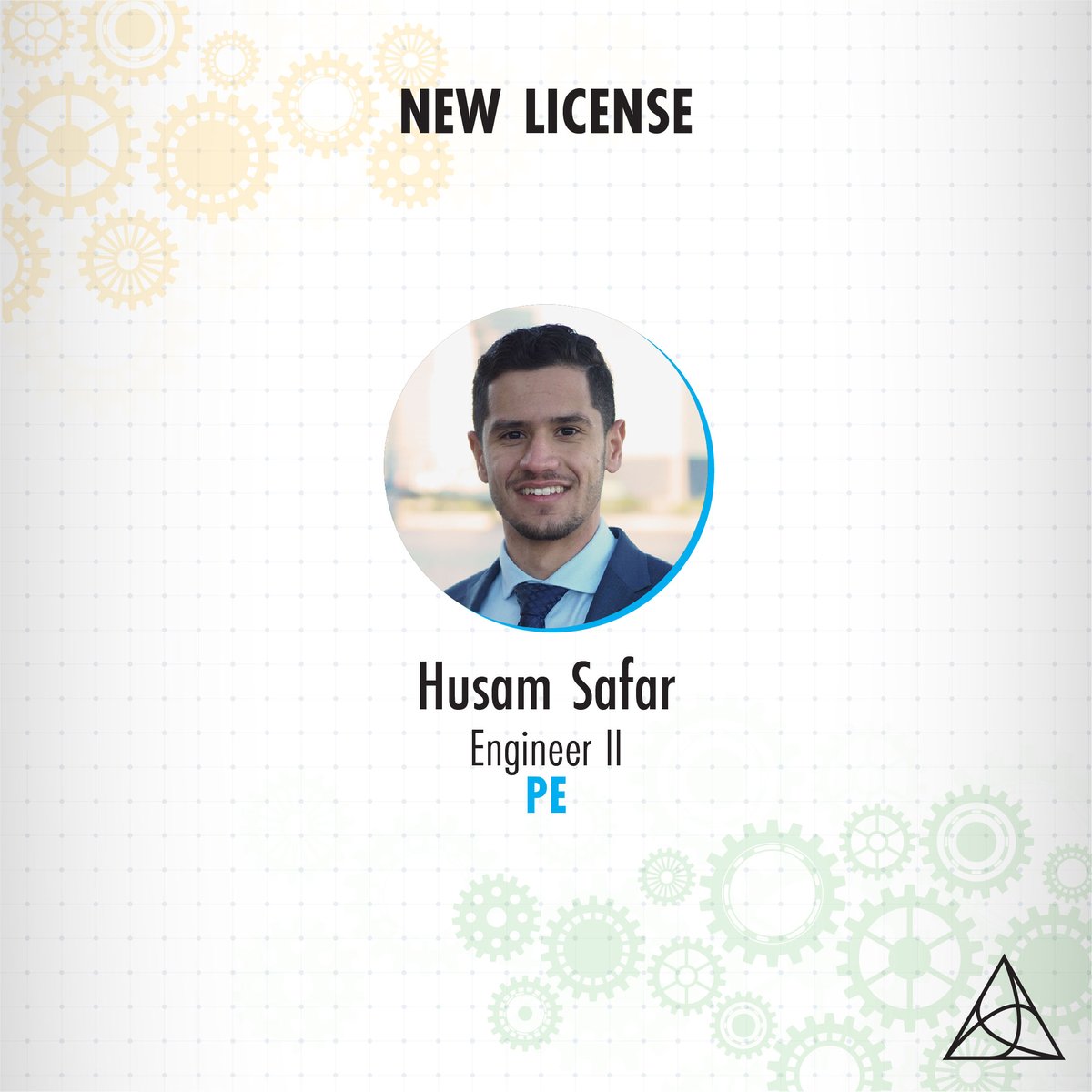 TLC_Engineering's tweet image. TLCers are committed to advancing their knowledge to offer our clients the best service possible. Let’s celebrate Husam Safar for earning his professional engineer’s license in the comments! #TeamTLC #thinklistencreate #engineering #PE