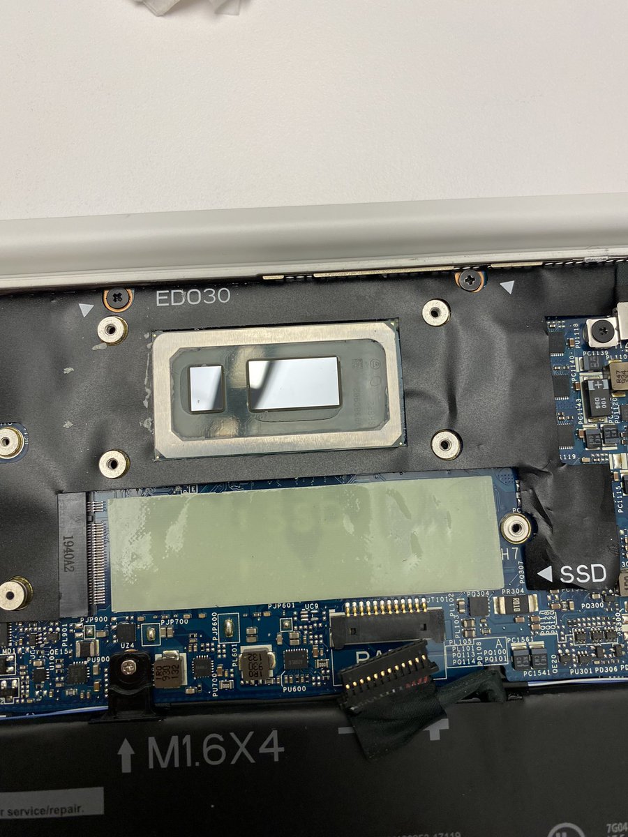 Josh Smith (@spookyjoshy) on Twitter photo Repasted my work dell xps 13 laptop due to thermal shutdowns, and sheesh did Dell ever go ham with the thermal paste. Definitely not the perfect amount of thermal paste as <a href="/TronicsFix/">TronicsFix</a> would say 😳 Repasted my work dell xps 13 laptop due to thermal shutdowns, and sheesh did Dell ever go ham with the thermal paste. Definitely not the perfect amount of thermal paste as <a href="/TronicsFix/">TronicsFix</a> would say 😳