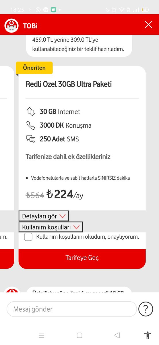 DilaraKukrer's tweet photo. @VodafoneTR yıllardır Vodafone kullanıyorum, aynı tarifeyi bana Vodafone'a yeni geçen birinden 30 TL daha yüksek fiyatlı olarak sunuyorsunuz. Mevcut müşterinizi korumaya yönelik politikanız bu mu? https://t.co/LQ7wvOwC2c