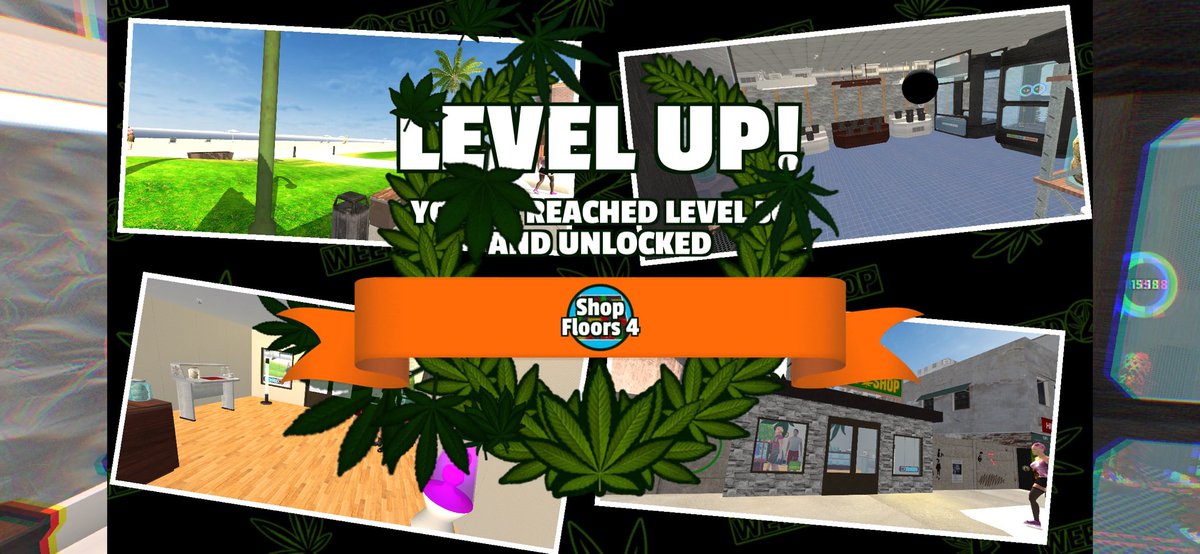 frencheliljohn's tweet photo. I've reached level 56 running my #weedshop2  Where you at? https://t.co/xsXeDcsYre https://t.co/uoGhwqSCBV