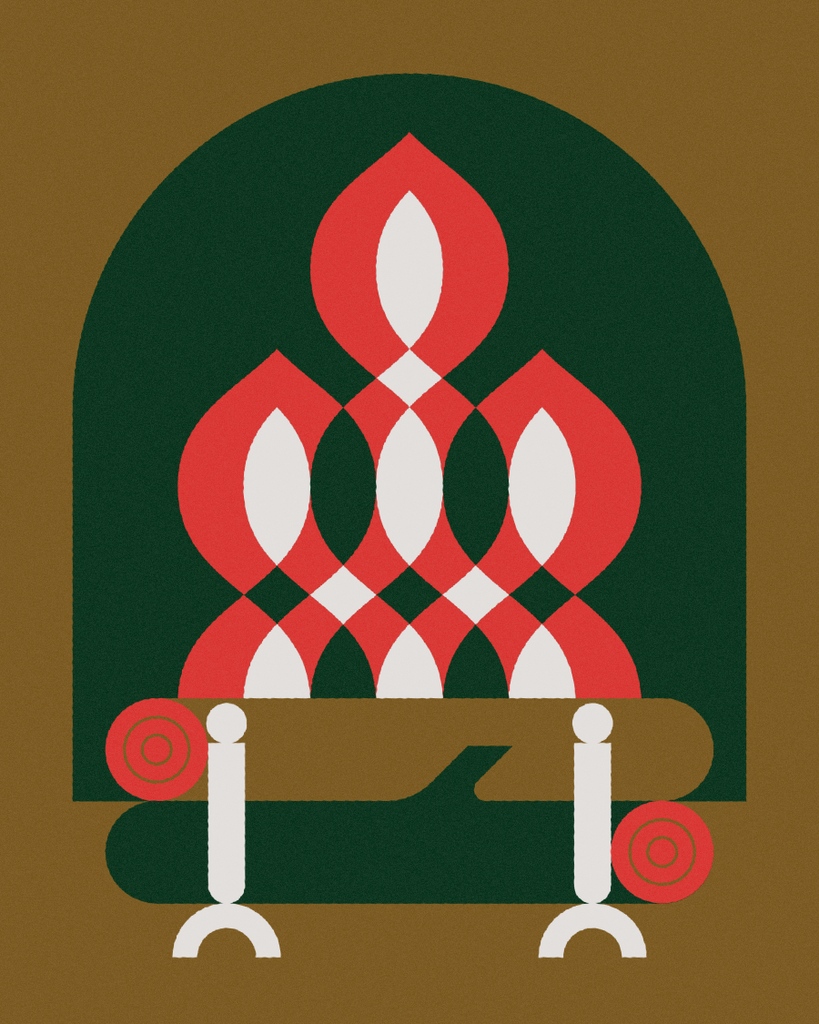 The Yule Log was originally an entire tree, that was carefully chosen and brought into the house with great ceremony. The largest end of the log would be placed into the fire hearth while the rest of the tree stuck out into the room. 😮

#yulelog #christmas #holidays #art