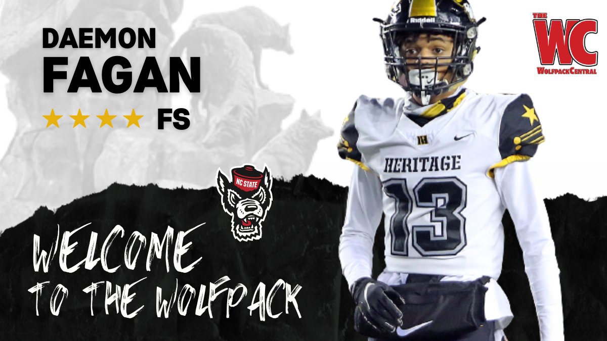 NCStateRivals's tweet photo. NC State @PackFootball has signed 4โญ recruit Daemon Fagan (@FaganDaemon) from American Heritage High (@AHPatriotsFB) in Plantation, Fla.
#GoPack | #Rivals | #EarlySigningDay | #Pack23 | #NSD22ย
https://t.co/4IeNGyQYPv https://t.co/gWSp3VvT2P
