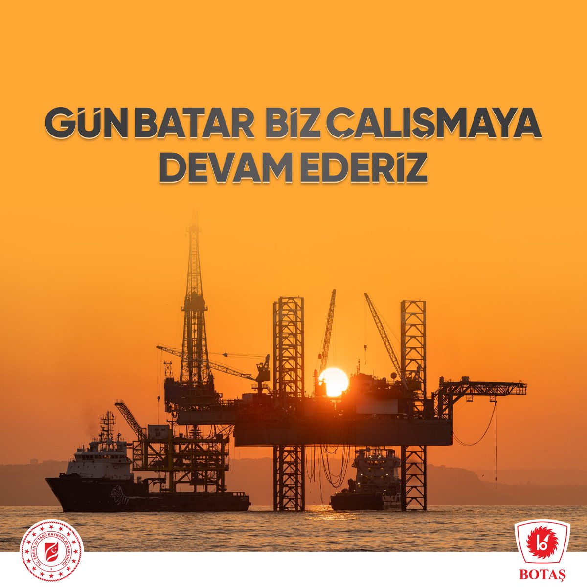 botastr's tweet photo. En uzun gecelerde de enerji arz güvenliği için görevimizin başındayız⚡️💪🔥
#21Aralık
#EnUzunGece
#botastr https://t.co/Jc93iYE2wt