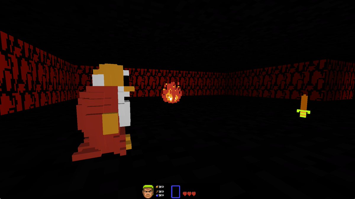 DeTwelveGames's tweet photo. I think there's one more Legend of DOOM update in me before starting a new project. Voxel models and some UI updates, but I'm open to other suggestions! https://t.co/EAliLotVEv