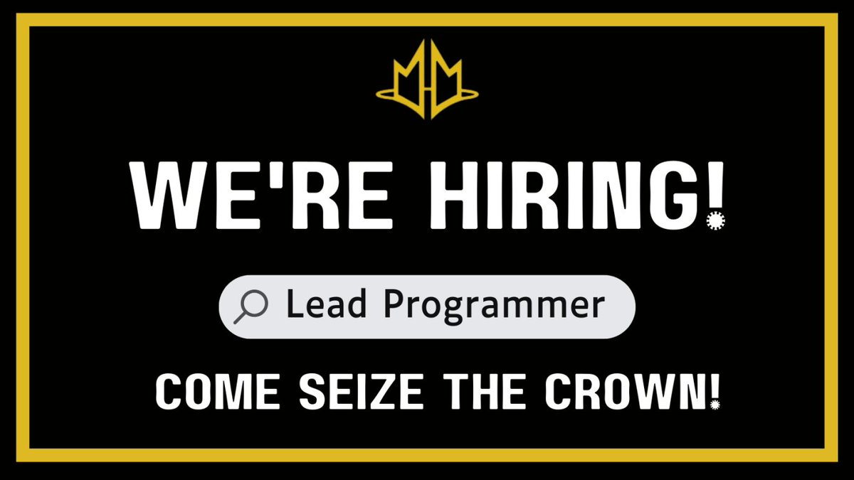 MonarchyGames's tweet image. 🔎 Monarchy Media is seeking skilled and motivated Lead Programmers with a passion for video games and the expertise to create them to join our development team. Learn more about the role and apply today! ow.ly/PwXK50LYWbi  #leadprogrammer #programmer #indiedev #indiegames