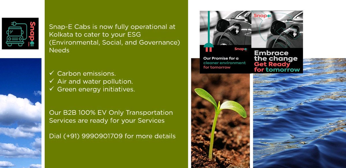 manojgupta1979's tweet photo. Snap E Cabs now fully operational in Kolkata.

#steelmantelecom
#GreenEnergy
#ElectricVehicles
#emissions
@Aditya_joshi12
@InvestorAyush
@Arunstockguru
#kolkatanews

https://t.co/C7H5WD8diT https://t.co/qbPdTeOOtN